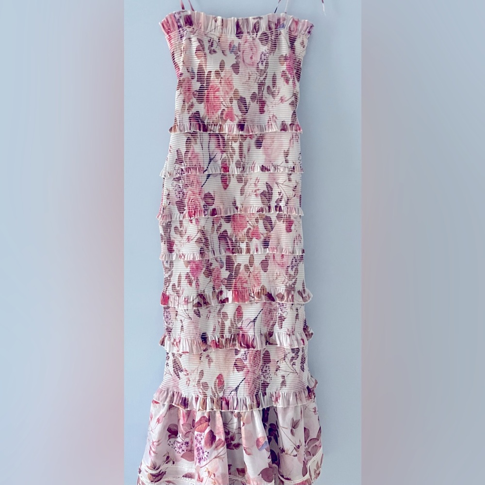 The geranium dress in Garden Rose